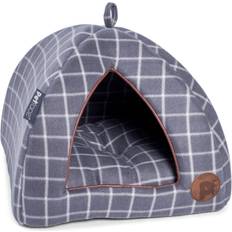 Cat igloo bed Petface Check Cat Igloo Bed