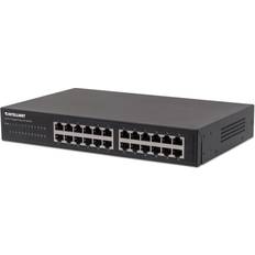 Switch 24port Intellinet 24-Port Gigabit Ethernet Switch 24 x 100/1000 Mbps RJ45 Ports 19' Rackmount