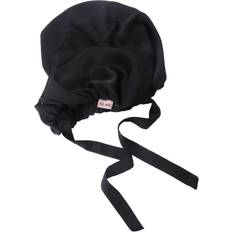 Kitsch Black Satin Sleep Bonnet