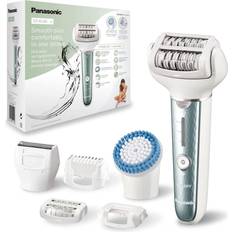 Panasonic ES-EL8C Wet and Dry Cordless Epilator with 7 Attachments & LED Light (UK Plug)