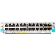 Poe converter HPE E ekspansionsmodul Gigabit Ethernet (PoE x 20 Gigabit Ethernet 10 Gigabit SFP x 4