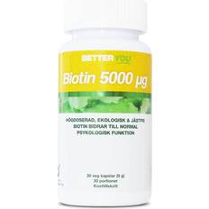 Vitaminer & Kosttilskudd Better You Biotin 5000 100 kapslar 100 st