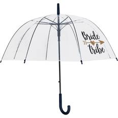 Paraplu's X-Brella dames/dames bruid stam koepelparaplu Wit