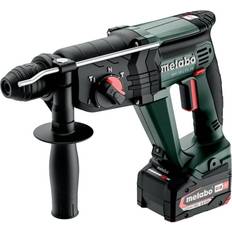 18v sds drill Metabo KH 18 LTX 24 SDS-Plus-Cordless hammer drill combo 18 V 4.0 Ah