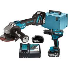 Conjuntos Makita Akku-Kombo-Kit DLX2334J 18 V (DHP485Z DGA504Z)