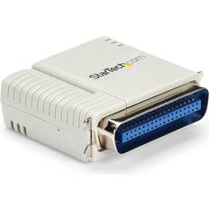 Network Cards & Bluetooth Adapters StarTech 1 Port 10/100 Mbps Ethernet Parallel Network Print Server, Beige