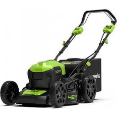 Greenworks grästrimmer 40v Greenworks Gräsklippare GD40LM46SP 40V Inkl. 2x4.0Ah Batteri & Laddare