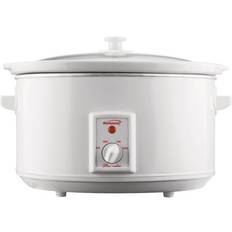 White Slow Cookers Brentwood Select 8 qt.