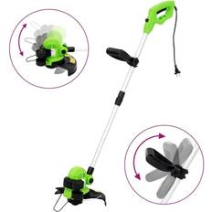 Havemaskiner vidaXL Eldrevet græstrimmer med teleskopstang 29 cm 550 W