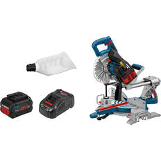 Bosch Batería Sierras ingletadoras Bosch 0601B41002 Ingletadora biturbo gcm 18V-216 (2 baterías cargador)