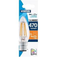 Status 4W Candle LED Filament Bulb BC