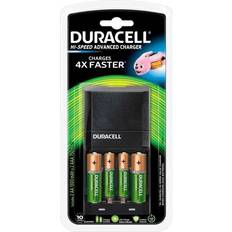 Duracell Akkuladegerät Batterien & Akkus Duracell CEF27 Hi-Speed Batterieladegerät mit 2x AAA- 2x AA-Batterien