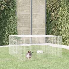 vidaXL Konijnenkooi 110 x 110 x 55 cm Gegalvaniseerd Ijzer