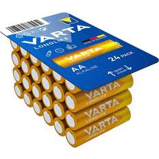 Batteri aa 24 Varta Longlife AA LR6 Engångsbatteri Alkalisk