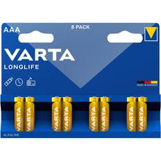 Varta Longlife AAA Battery (Pack of 8) 04103101418