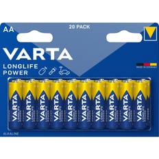 Varta batteri longlife power aa 20-pak