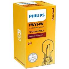 Philips 12174NAHTRC1 Autolampen Gloeilamp, knipperlamp geel 12 24 PWY24W VOLKSWAGEN: Golf 7, Golf Sportsvan, Golf 7 Variant, FORD: Kuga Mk3