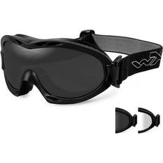 Wiley X NERVE Goggles, Smoke/Clear, Matte Black Frame