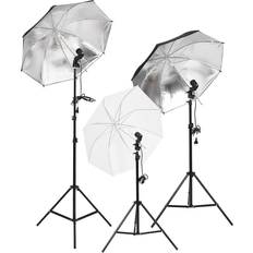 Iluminación y Equipamiento de Estudio vidaXL Studio Lighting with Stands & Umbrellas