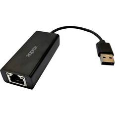 Barato Tarjetas de Red Aucune Approx Adaptador USB 2.0 a RJ45 Macho/Hembra-APPC07V3