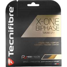 Schwarz Badmintonsaiten Tecnifibre X-One Biphase String Set