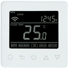 Heatcom Gulvvarmetermostater Heatcom HC90 termostat hvid