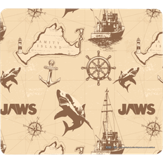 Jaws Map Gaming Mouse Mat Small