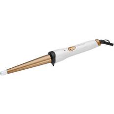 Guld Locktänger ProfiCare Conical curling iron PC-HC 3049 white/gold