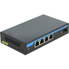 4 port poe DeLock Gigabit Ethernet Switch 4 Port PoE 1 SFP