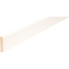 Forkantliste fyr 2 runde kanter Raw HT 53H forkantliste 2 runde kanter hvid 9x55x3000 mm