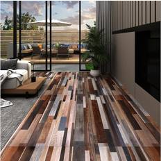 Revêtement de sol en vinyle Revêtements de Sol en Plastique vidaXL Self-adhesive PVC Flooring Planks 2.51 mÂ² 2 mm Multicolour