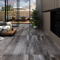 Bois Revêtements de Sol en Plastique vidaXL Self-adhesive PVC Flooring Planks Industrial Wood Bedroom Floor Tile