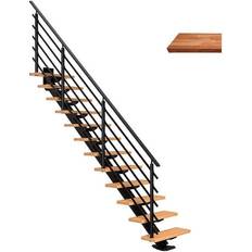 Trapper Dolle Sydney Ligeløb Sort 9005-PURE Olieret eg-85-13 Lodret Højde 259 - 315 cm