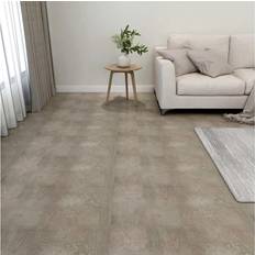 Be Basic Självhäftande golvplankor 20 st PVC 1,86 m² grå Grå