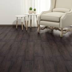 vidaXL Planches De Plancher PVC 2,51 Mét 2 Mm Marron