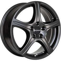 Bilfelger Ronal R56 MATT BLACK 7x17 5/112 ET37 Ã76 R13