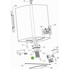 Bosch Vedenlämmittimet Bosch Tronic 4500 T 30 Varmeelem 700W 230V