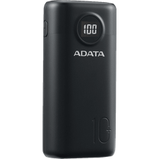 Adata Powerbanks Batterier & Opladere Adata AP10000QCD-DGT-CBK Powerbank