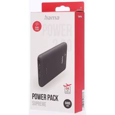 Hama Power Pack Supreme 5HD, 5 000 mAh, sortie usbc, gris (00201671)