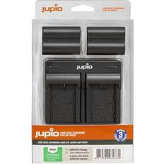 Jupio Ladegerät Batterien & Akkus Jupio NP-W235 USB Dual Charger Set