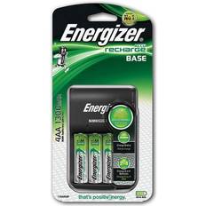 Aa batterier Energizer Batteriladdare Recharge Base (för AA/AAA) 4 st AA-batterier 1300mAh