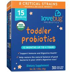 Probiotics LoveBug Probiotics Tiny Tummies For Babies 12 Mo to 4 Yrs 30 Packets