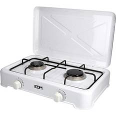 Gas Cooker 2 Stoves White