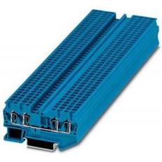 Phoenix Contact St 2,5-Quattro Bu Terminal Block, Din Rail, 4Pos, 12Awg