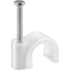 Kabelklammer Goobay 17083 kabelklämma vit – max. kabeldiameter: 12,0 mm