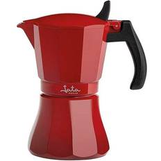 Rojo Cafeteras Moka Jata HCAF2009 Inducción Capacidad 9 Tazas