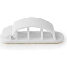Kabelholder kabler Nedis Kabelholder 7,5mm (3 kabler) Hvid 3-Pack
