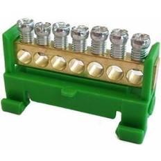 Pollmann Jordklemme til DIN-skinne 7x16mm²