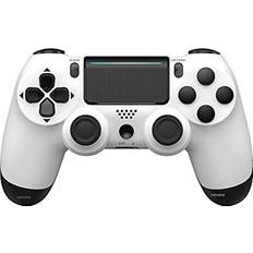 PlayStation 5 Game Controllers Movon Dual Vibration Wireless Controller (PS4) - White