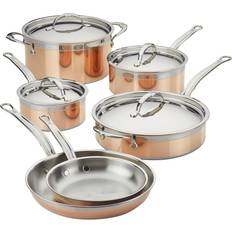 Kupfer Set Hestan CopperBond Set mit Klappe 10 teile